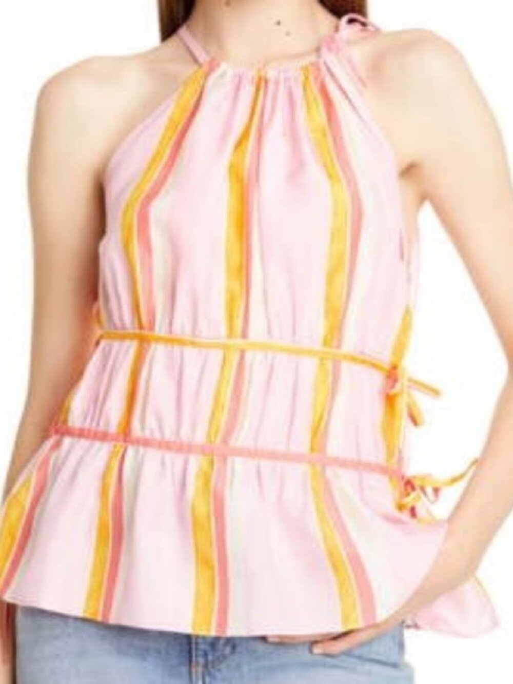 Club Monaco 100% Silk Priyah Halter Top Cami $149.50